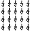 Generic 20pcs Breakaway per scudi pesca in mare rig protezione esca clip | Protegge le esche, previene i grovigli, ideale per carrucole, tenuta sicura, materiale PE