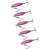 CAZSTYK Esca per Cucchiaio da Jigging in Fusione Metallo da | Esche altamente riflettenti da 10 / 15 / 20 / 25 / 30 g con triplo, esche da pesca affondanti in acqua salata, maschere