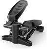 RESTEQ Home Stepper - Attrezzo compatto per esercizi con resistenza regolabile, peso massimo 150 kg