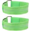 OSOLADY Bracciali Chiaro per Luminosi Corsa Pezzi Notturna 2 LED, Verde