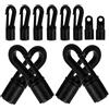 Operitacx 12 Pezzi Gancio Terminale per Corda Elastica Kayak Accessorio | Ancoraggio per Cordame e Corda, Resistente All'acqua, Anti Ruggine