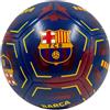 FC Barcelona Pallone da Calcio Misura 5 Regolamentare Bordeaux e Blu | Palla da calcio ufficiale in PVC resistente, idea regalo per tifosi blaugrana e appassionati di calcio