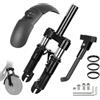 QASULER Sospensione anteriore for ammortizzatore con cavalletto | regolabile, parafango, accessori per Segway, per Ninebot, F20 F25 F30 F40 F40i D18E