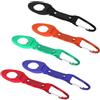 iplusmile 6 Pezzi Clip Portaborraccia per Zaino con Gancio, Acqua e Soda | Alluminio, Gomma e Nailon, per Uscita e Camminata, Antigraffio e Portatile Colore Casuale
