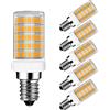 MAYCOLOR Lampadina LED E14 10W Equivalenti 80W, 800 Lumen, Bianca Calda 3000K, Lampada E14 10W per Lampadari di Cristallo e Illuminazione Decorativa, Non dimmerabile, 5 Pezzi