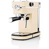 ETA Storio I Beige I Macchina Espresso, Ugello per Schiuma Latte I 20 Bar I Serbatoio Acqua 750 ML I 1350 Watt