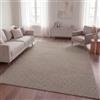 TT Home Tappeto Camera Da Letto Pelo Lungo Etnico Scandi Astratto Monocromatico Lavabile, Taupe 8, 80x150 cm
