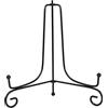 OUKENS Cavalletto in Ferro, Supporto Per Piatti Molto Grandi, Supporto Per Quadri, Supporto Per Piatti, Espositore Classico, Cornice Per Foto, Cornice Per Libri, Stabile Per Esposizione(8Inch)