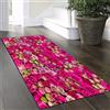 Yinghesheng Tappeto per Corridoio Lungo Antiscivolo 2.8 metri Rose rosa Motivo Floreale 3D Tappeto Passatoia Cucina Lavabile Runner Tappeto Ingresso Lungo per Corridoio Entrata，50x280cm