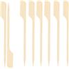 EXNIMA, 50, 100 e 300 pezzi, stecchini in bambù, spiedini ecologici e resistenti, stecchini per barbecue, buffet, cocktail, frutta, aperitivi, lavoretti creativi, misure 9, 12, 15, 20 o 25 cm