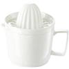 LALADEFIEE Spremiagrumi Manuale in Ceramica Bianco, Spremiagrumi Sano e Affidabile, Facile da Usare per Frutta Naturale in Casa