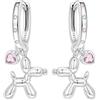 MISEFF Orecchini da donna in argento Sterling 925 con zirconi, eleganti orecchini con stella e animali, idea regalo, adatti per orecchie sensibili