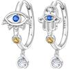 MISEFF Orecchini da donna in argento Sterling 925, motivo: panda, farfalla e stella marina, ipoallergenici, regalo di gioielli