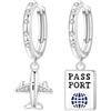 MISEFF Orecchini da donna in argento Sterling 925, motivo: panda, farfalla e stella marina, ipoallergenici, regalo di gioielli