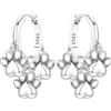 MISEFF Orecchini da donna in argento Sterling 925, motivo: panda, farfalla e stella marina, ipoallergenici, regalo di gioielli