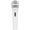 Samson Q2U - Microfono dinamico palmare USB e XLR con cardioide modello polare per podcasting e live streaming, colore: bianco