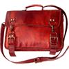 Fatto a mano Borsa Messenger In Pelle Vera Vintage Fatta A Mano Brown Uomo Retro 11X15X5 Inch