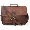 Fatto a mano Borsa A Tracolla Vintage Classica In Pelle Da Uomo 18" Per Laptop