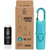 EXTREME NOMAD FACE NOMAD FACE - Protezione solare viso 50+, stick solare per sport estremi, SPF50+, formula senza acqua, blu artico