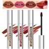 Mrettick Lip Stain Peel Off Lip Stain - Set di lucidalabbra opachi, a lunga durata, impermeabile, con estratto di frutta, balsamo idratante e tinta per labbra secche