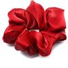 QinGoo Scrunchies per capelli in Organza Elastici per capelli da donna, accessorio per capelli-1 pezzo(rosso vine)