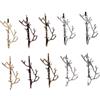 Gatuida 10 pezzi Forcine Capelli Ragazze Creative con Rametti Corna Accessori Moda in Color Argento Oro e Rame Antico Fermagli Decorativi per Tutti i Tipi di Acconciature