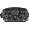 Urban Classics Unisex Bandana Print Hip Bag black, one size