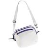 Cozary Borsa a Tracolla da Casuale, Borsa a Spalla da Uomo con Tasca Multipla, Elegante Zaino a Tracolla con Regolabile, Borsello Uomini per Sport, Viaggi, Escursioni, Ciclismom, Grigio