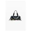 Desigual, piccola borsa con borchie, Donna, Poliuretano, Nero, U