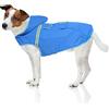 Bella & Balu Impermeabile Cane Piccola Taglia - Cappotto Cane Invernale con Cappuccio e Catarifrangenti - Poliestere Impermeabile Regolabile per Pioggia, Freddo, Neve - Mantellina Cani - Blu, XS