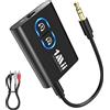 1Mii ML300 Trasmettitore Ricevitore Bluetooth 5.3 per TV, Adattatore con Jack Au