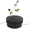 Greenworks Tagliabordi a Batteria 48V(2×24V) Ampiezza Taglio 40cm, Testa del Tagliabordi con 2 Batterie 4Ah e Caricatore a Due Posti