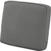 Classic Accessories - Cuscino posteriore Montlake in schiuma e fodera antiscivolo, Light Charcoal, 25 wide x 18 high x 4 thick