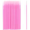 M METERXITY 100 Spazzole Impollinatrici E Pennelli, in Plastica, 0,08 Pollici/2mm, per Ortaggi, Giardinaggio/Serra/Piante Idroponiche/Fiori, Strumento di Impollinazione Manuale [Rosa]