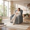 BLSYHDH Poltrona massaggiante elettrica,poltrona massaggiante riscaldata,poltrona relax con funzione di massaggio e riposo-piede,poltrone lounge relax funzione reclinabile vibrazione riscaldamento