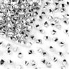 AWARDSEN 500 diamanti decorativi argentati in acrilico, decorazione per | AWARDSEN Gemme per matrimoni, decorazioni artigianali, pietre glitterate, pietre decorative, riempimento di vasi, feste