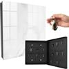 Generic Cassetta portachiavi in metallo 30x30 cm marmo eleganza Porta Destra Nero | Appendiabiti | Bacheca | Vetrinetta | Nicchia | Casellario | Armadio | Gancio | Quadro | Mobiletto | Contenitore | Supporto