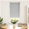 Generico Tenda a Rullo Oscurante 64,4x120 cm Tessuto Larghezza 60 cm Grigio,Tende alla Veneziana