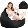 LOMUG Pouf XL - Pouf da gioco a forma di goccia, solo fodera (senza imbottitura), per adulti e bambini, poltrona a sacco per la cameretta dei bambini, divano, animali di peluche