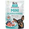 Brit Care Mini Sterilised in Salsa 48 x 85 g - Salmone & Aringa