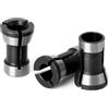 Lerpwige 3Pcs ad alta precisione Trimmers Pinze Adattatore Router Bit Pinze Mandrini Adattatore di bloccaggio per Incisione Taglio Router Macchina