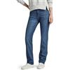 G-STAR Donna Strace Straight Jeans, Blu (faded blue copen D23951-D441-G318), 27W / 32L