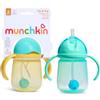 Munchkin Bicchiere Tip Sip x2 Ponderato | 6m+ | 207ml | Blu/Giallo