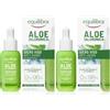 Equilibra Viso, Aloe Siero Viso Anti-Aging, Antirughe a Base di Aloe Vera per Pelli Sensibili, Leviga e Illumina, Idratante e Protettivo, Contrasta i Segni del Tempo, 30 ml (Confezione da 2)