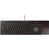 CHERRY KC 6000 slim - Tastatur - USB - Englisch (USA) mit EURO-Symbol - Schwarz (JK-1600EU-2)