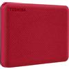 Toshiba Disco rigido esterno Toshiba Canvio Advance 2 TB Rosso