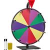 VEVOR ruota della fortuna (305 mm) ruota della fortuna a 10 slot con supporto, roulette a premi per giochi di lotteria con spugna per lavagna e 2 pennarelli, 6 colori, ruota a premi ideale per feste e fiere