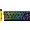 ATTACK SHARK Tastiera da gaming ATTACK SHARK X68 HE, 8000Hz, con risposta rapida, precisione di 0,01mm, tastiera RGB da 60% con interruttori magnetici, cablata, per PC/Mac, nera. Caratteristiche: attivazione regolabile, tecnologia "snap tap"