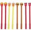 Sikweny 8 Pezzi Penne Gel 0,5mm Design Fast-Food, Scrittura Fluida Inchiostro Nero