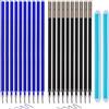 DONCOO 20 Refill per Penna Gel Cancellabile,Compatibili con Legmi,Punta 0,7 mm | Include 2 Gomme,Inchiostro Termosensibile,Ricarica per Penna Gel,per la Scuola e la Vita di Tutti i Giorni,Nero e blu